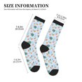 thumbnail image 3 of Pofeuu Turtles And Goldfish Print Crew Socks, Adult Running Hiking Socks for Youth and Adult, 3 of 7