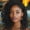 Black, variant on More Beautiful 14 Inch Short Curly Ombre Faux Locs Full Lace Wig