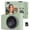 Green, variant on W & O Q6 Built-in Flash 2.5K UHD Video Recording 100 MP CCD Compact Digital Cameras with TF Card, Green