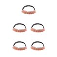 thumbnail image 3 of Sonducket Diadema para boda, para mujer, moño para el pelo, soporte para moño nupcial, banda para el pelo, accesorio para la cabeza, rosa, cristal Cristal rosa 5piezas Sonducket CBP166579, 3 of 6