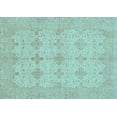 thumbnail image 1 of Ahgly Company Indoor Rectangle Abstract Light Blue Modern Area Rugs, 5' x 8', 1 of 4