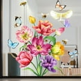 thumbnail image 2 of Flower Butterfly Wall Sticker Background Wall Home Decoration Wall Sticker DJ4079-ZC Smile Home, 2 of 8