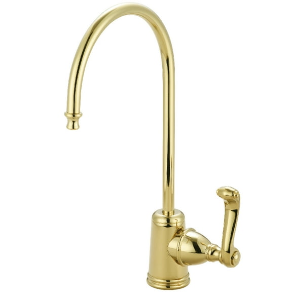 Kingston Brass KS7192FL Royale Single Handle Water Filtration Faucet, Polished Brass