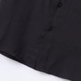 thumbnail image 4 of pstuiky manga larga de hombre, Camisa de hombre con botones y solapa de color liso y manga larga top de hombre xxxl, 4 of 8