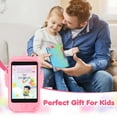 thumbnail image 5 of SHANNA Kids Smart Phone for Boys Girls 3-12 Year Old, Toddler Kid Smart Phone Learning Toy with Educational Games, MP3 Music Player, Phone Calls, Xmas Birthday Gifts, Pink, 5 of 9