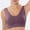 Brown, variant on Fesfesfes Women Plus Size Sport Bras Padded Seamless Sleepwear Yoga Bra Wireless Underwear