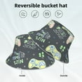 thumbnail image 4 of Kdxio Reflective Bucket Hat - Gamers Print Bucket Hat for Men,Women, 4 of 9