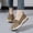 Brown, variant on Women's Slip On Cutout Fly Knit Wedge Walking Shoes, Decorative Strap Breathable Casual Daily Footwear(Brown,5.5)