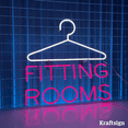 thumbnail image 2 of Craftnamesign Fitting Rooms Neon Sign, Clothes Shop LED Sign, Bedroom Sign, 2 of 4