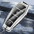 thumbnail image 3 of For BYD Song B 4 buttons Car Remote Key Case Cover Car Accessories Zinc alloy+leather Key Case Cover Suitable, 3 of 9