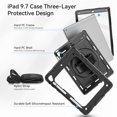 thumbnail image 4 of Funda para iPad de 6ª y 5ª generación de 9,7 pulgadas con protector de pantalla, 4 of 9