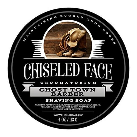 Ghost Town Barber Shaving Soap Tallow Based (4oz) (Best Tallow Based Shaving Soap)