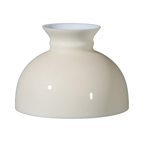 B&P Lamp 10" Opal Glass Student Shade, Cream Tint
