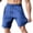 Navy, variant on Guluxicc Mens Gym Shorts Drawstring Elastic Waist Athelic Shorts Regular Fit Solid Color Summer Workout Shorts with Zip Pockets