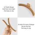 thumbnail image 4 of HSHDLDF Hold Everything Hair Claw Clips Perfect for Thick and Thin Hair Straight, Wavy and Curly Strong Clip,Non-Slip 7 Colors Double Row Teeth Hair Claw Clips With 52 teeth., 4 of 7