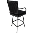 thumbnail image 2 of Outdoor or Indoor Counter 26" Bar Stool - Ofir - Black Fabric - Gray Frame, 2 of 8