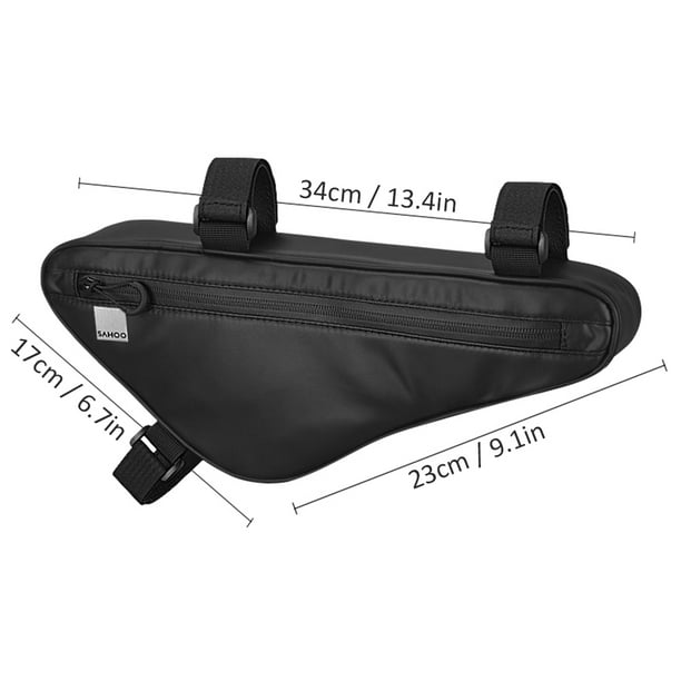 VINGVO Sac Cadre de Vélo Triangulaire Étanche Large Sacoche Siège Tube