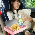 thumbnail image 6 of Tgbvmt Car Baby Tray, Multi-Functional Cup Holder Snack Tray, Portable and Easy to Clean, Non-Toxic Material for Car Seats, Ideal for Parents Caregivers, Perfect for Road Trips Family Travel, 6 of 6