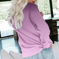 thumbnail image 4 of Dyegold Womens Casual Long Sleeve Sweatshirt Crew Neck Cute Gradient Pullover Tops Oversized Sweater Shirt Fall Fashion 2023, 4 of 7
