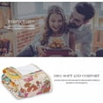 thumbnail image 5 of Floral The Sun Tarot Card Throw Blanket, Boho Flower Cute Pink Cozy Decor Nap Blankets Girls Gift Sofa Bed Couch Chair or Dorm Throws Beige 40×50 inches, 5 of 5
