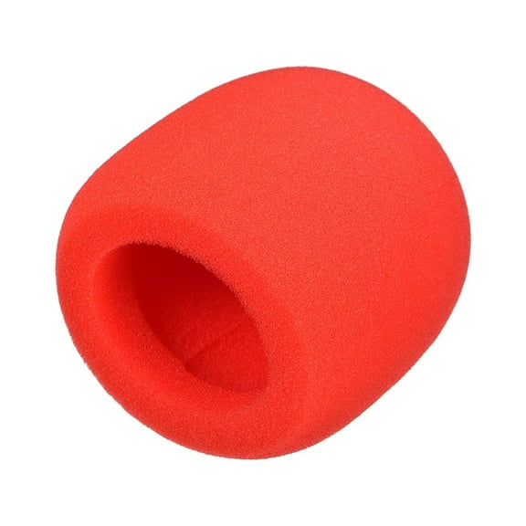 Uxcell 2.76inch Thicken Ball Type Mic Cover Headset Windscreen Foam Red 1pack