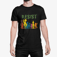thumbnail image 4 of Save P.B.S Resist Rainbow Character Graphic Tee, Protest T Shirt, Hands-Off Tee, Retro Public Broadcasting Service Tee, 4 of 6