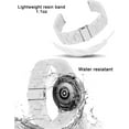 thumbnail image 6 of Wearlizer Compatible with Samsung Galaxy Watch 7/FE/6/5/ Watch 5 Pro/Galaxy Watch 4 40mm 44mm Band Women, 20mm Resin Strap for Galaxy Watch 3, 6 of 6