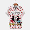 thumbnail image 1 of Disney Anime 3D Mickey Mouse Print Men Shirt Summer Loose Short Sleeve Casual Shirt Hawaiian Shirt Shirt Top Plus Size Hot SaleL Gao Jinjia LED, 1 of 2