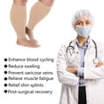 thumbnail image 5 of Wide Calf Compression Sleeves for Women Men Plus Size Compression Legs Sleeves 20-30mmHg Graduated Soft and Comfortable, 5 of 5