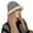Grey, variant on YAOBAMM Lady Bucket Cap Women Winter Fisherman Hat Knitted Soft Thick Plush Dome Foldable Washable Windproof Warm Non slip Color Matching Bucket