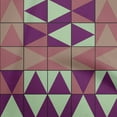 thumbnail image 1 of oneOone Velvet Violet Fabric Geometric Sewing Craft Projects Fabric Prints By Yard 58 Inch Wide, 1 of 4