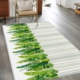 thumbnail image 2 of Spring Plants Area Rugs 2.7'x5', Washable Small Throw Rugs for Kitchen Bedroom, Modern Minimalist Leaves Lines Green Indoor Outdoor Rug Non-Slip Low Pile Carpet Runner Reversible Floor Mats, 2 of 8