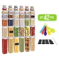 thumbnail image 2 of Contenedores para Alimentos, Juego de 42 Recipientes Hermeticos con Tapa, Etiquetas de Pizarrón y Marcador, Organización y Almacenamiento de Cocina, 2 of 9