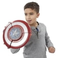 thumbnail image 2 of Escudo de superhéroe de juguete del Capitán América con lanzador Soft Nerf, 2 of 5