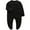 Black, variant on 1 Piece Infant Unisex Baby Boys' Sleep and Play Footed Pajamas, 2 Way Zipper with Mitten Cuffs One-Piece Sleeper Cotton PJs For Newborn Girls