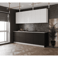 thumbnail image 3 of Kitchen Fusion Collection Black & White Gloss Color Base Size 8.5Ft Wide, 3 of 5
