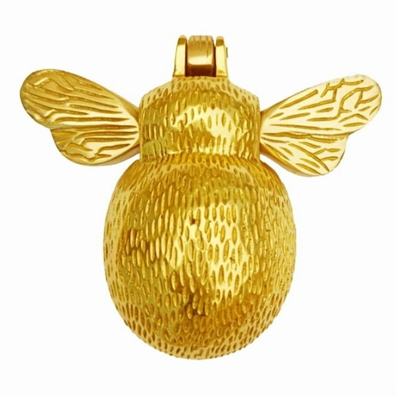 Shristy Hardware "Bee" Brass Door Knocker - (Pack of 1 Polished Lacquered Finish)