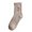 /c63Khaki238, variant on Huowey Women's Crew Socks Thick Casual Socks Flower Pattern Stretchy Fall Winter Warm Comfort Daily Wear Socks,Black