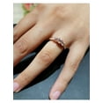 thumbnail image 4 of Bague 3 Pierres en Or Rose 10k avec Morganite et Diamants 1 Ct, 4 of 4