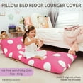 Butterfly Craze Floor Pillow Bed Lounger Cover, Cozy & Stylish Seating