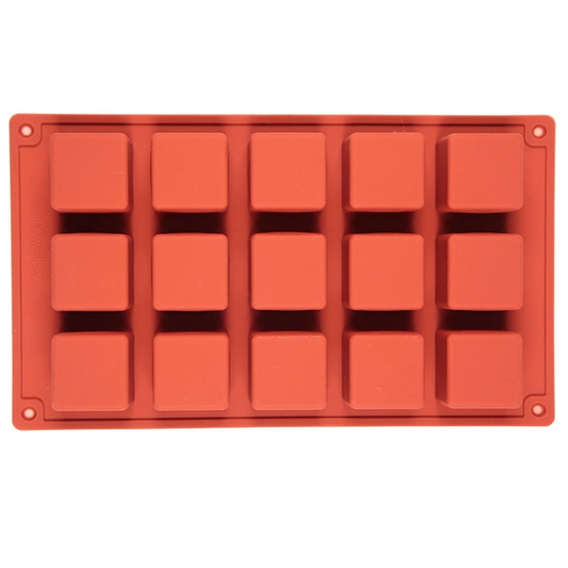 Yuarrent Molde de silicona 3D Square Mousse Cake Molde para hornear Postre Utensilios para hornear para helado de gelatina Type4 NO4 Yuarrent HA004361-02