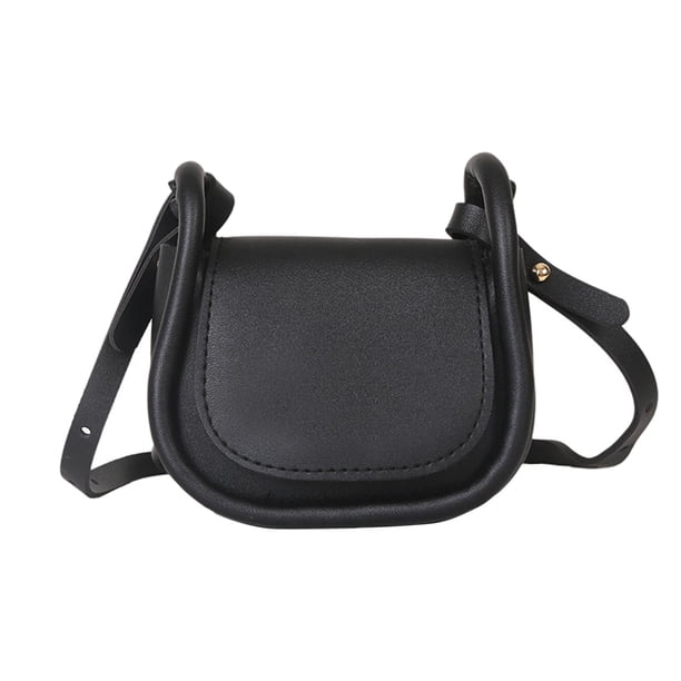 Bolso bandolera Yuyangstore Cuero PU Casual elegante Negro