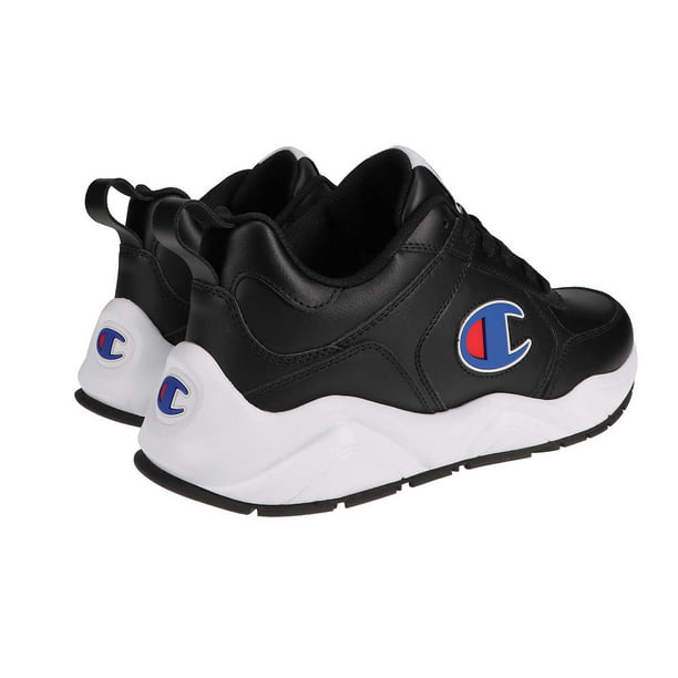 tarwe Terzijde koppeling Champion Men's Shoes 93Eighteen Classic Lace Up Casual Running Walking  Sneaker - Black or White (Black, 12) - Walmart.com