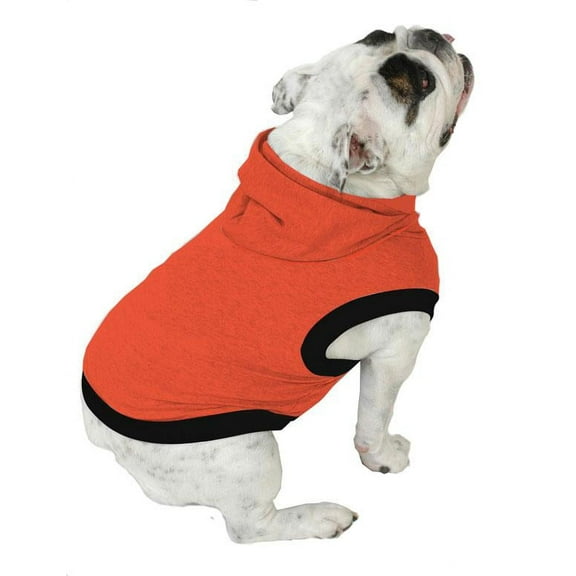 English Bulldog BEEFY Hoodie T-Shirt - Fits 31 to 55 Pound Dog - Available in 6 Colors!