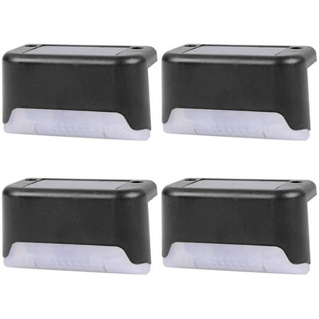

4Pack Solar Deck Lights Outdoor Solar Lights Fence Post Solar Lights Waterproof (White Light)