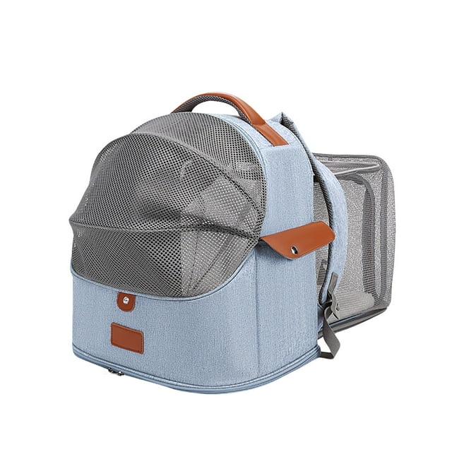 Sac à Dos pour Animaux en Nylon Confortable Résistant à la Mastication pour Chats Chiens Intérieur Extérieur Voyage Randonnée