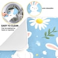 thumbnail image 2 of Yayeee Dish Drying Mat for Kitchen Counter 16"x18" Microfiber Absorbent Pad, Cartoon Easter Bunnies, 2 of 7