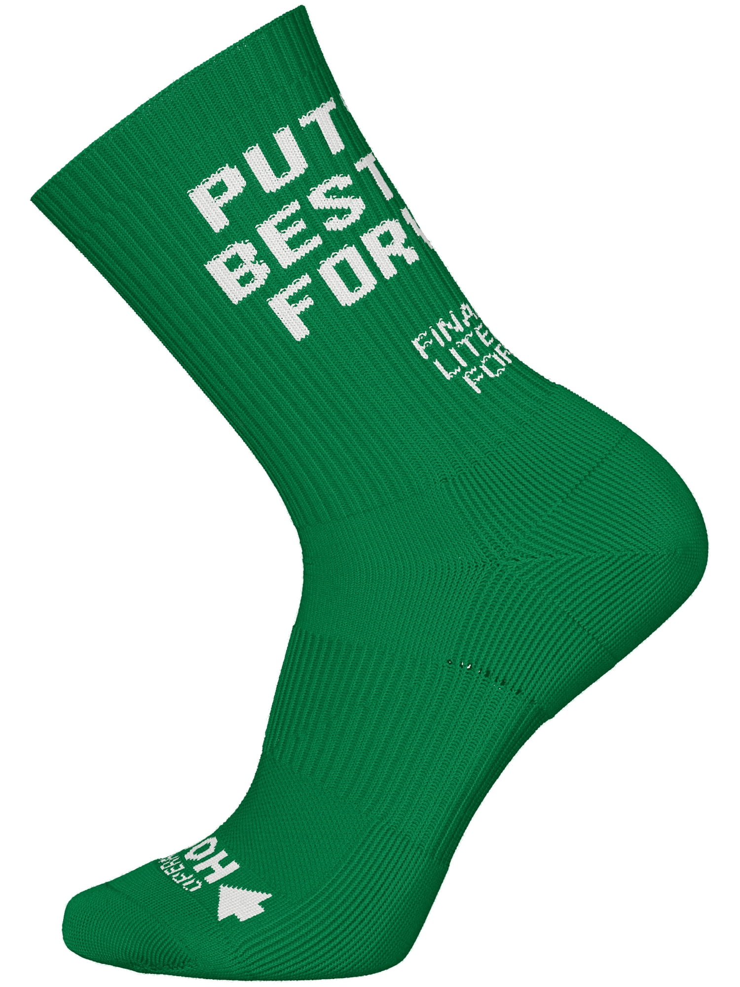 Operation HOPE Unisex Strategic Cushion Arch Support Crew Sock, One Pair