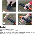 thumbnail image 3 of Ayaport Kayak Paddle Grips Silicone Non-Slip Blister Prevention, Teal, 2Pcs, 3 of 6