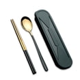 thumbnail image 1 of Monstrate Utensilios de cocina Cuchara portátil Tenedor Juego de palillos Reutilizables Diseño simple Accesorios de viaje con PP Snap-fit Type2 NO2, 1 of 6